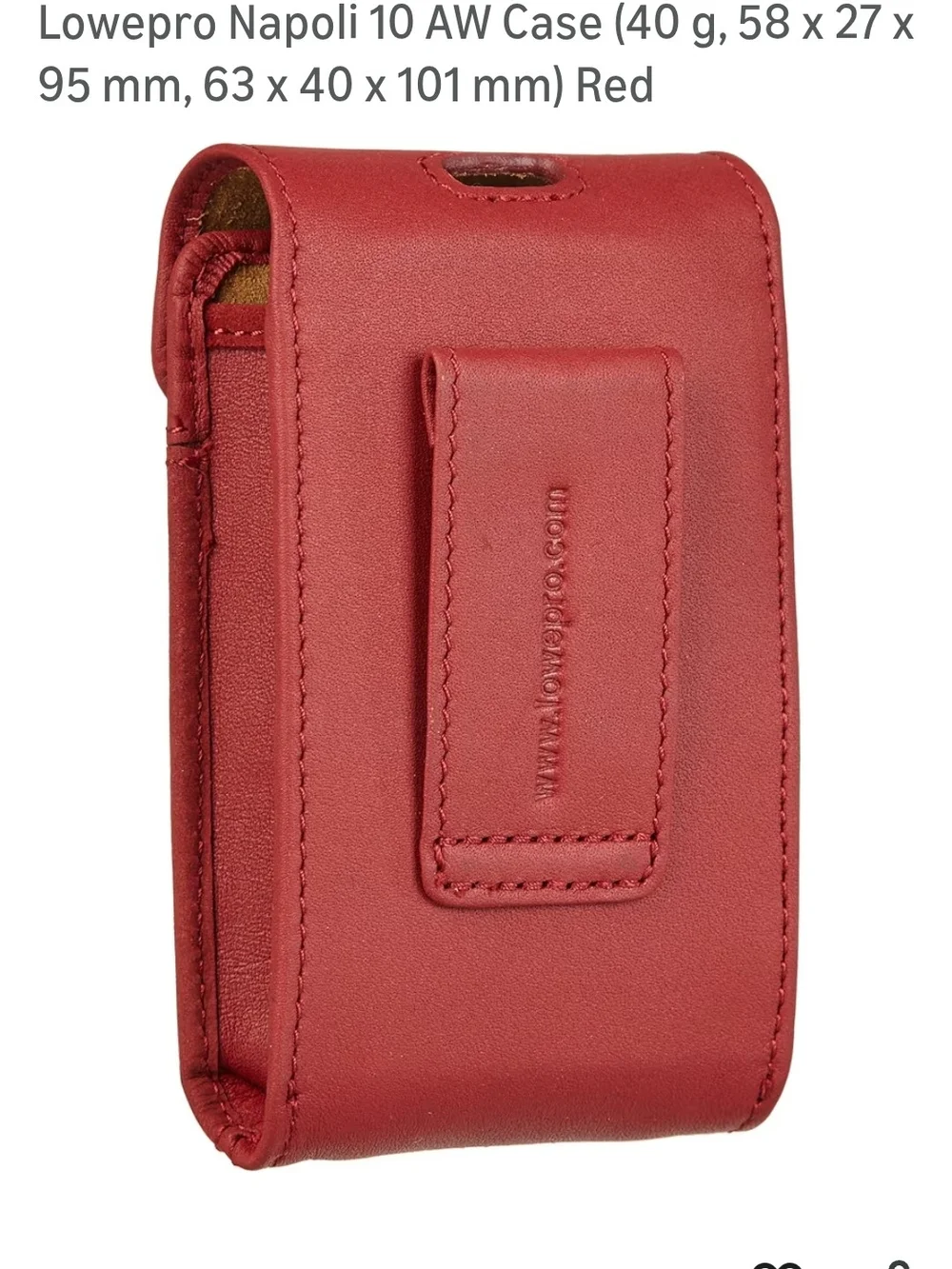Lowepro Napoli 10 Red Camera Case